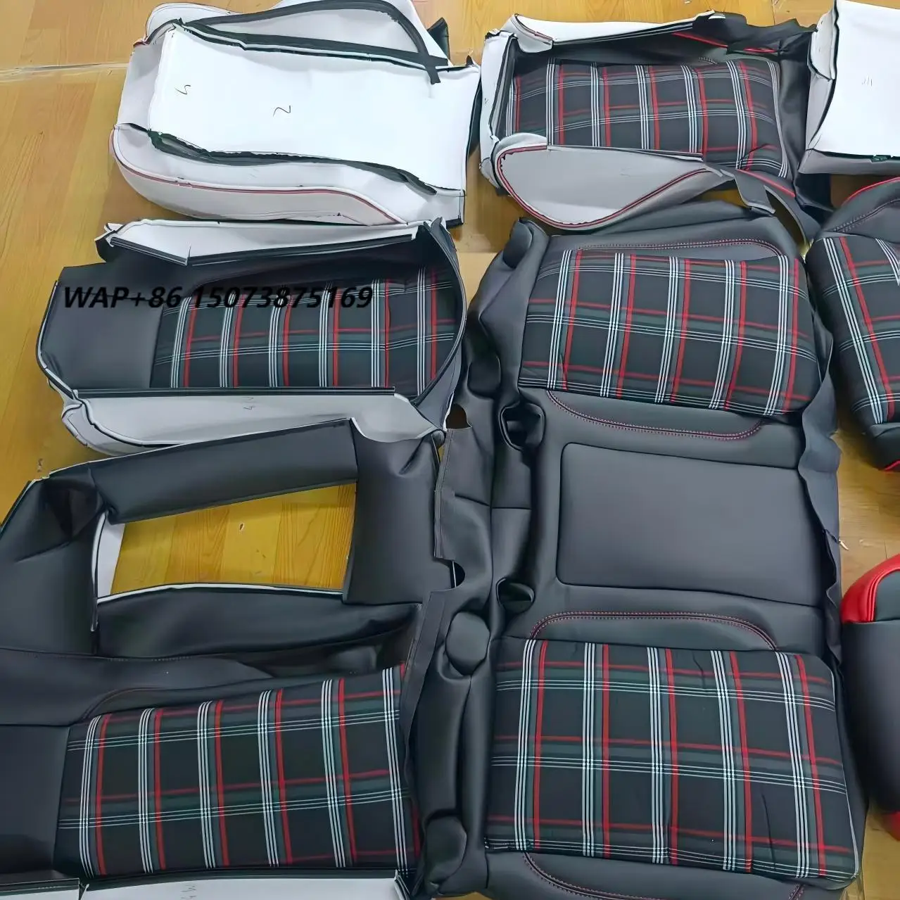For  VW Polo 6C 6R Seat Covers Waterproof Napa Leather Car Seat Cushion Set