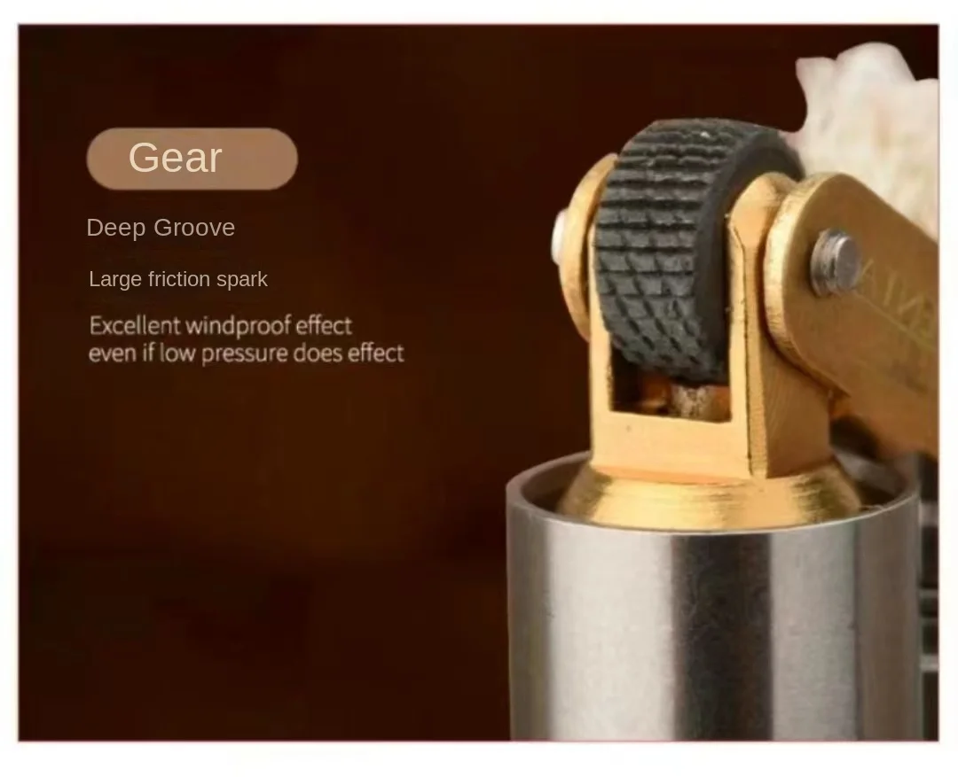 Torch Lighter Can Be Loaded Into Cigarette Box Nunchaku Cylindrical Decompression Grinding Wheel Lighter Mini Stick