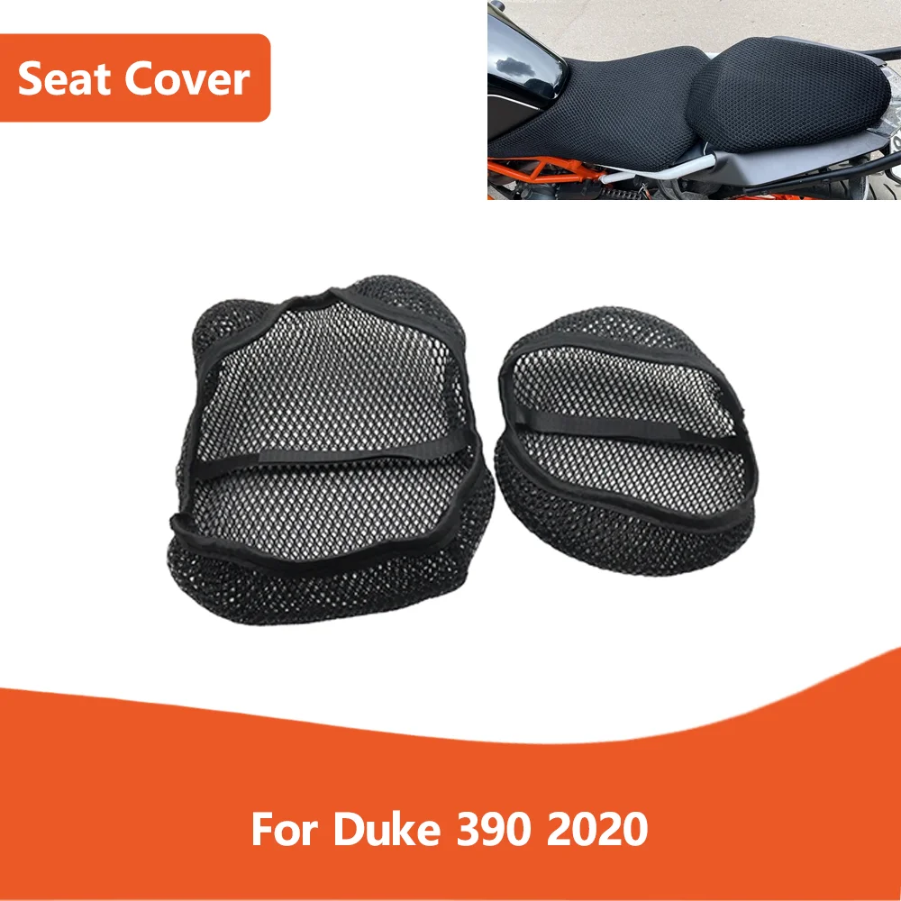 

For Duke 390 Duke390 2020 Motorcycle Accessories 3D Mesh Fabric Cushion Waterproof Protection Seat Cover