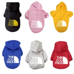 The Dog Face, Dog Hoodies Wind Coat Warm for Small Large Dogs Jacket Sweatshirt French Bulldog Jacket Clothing