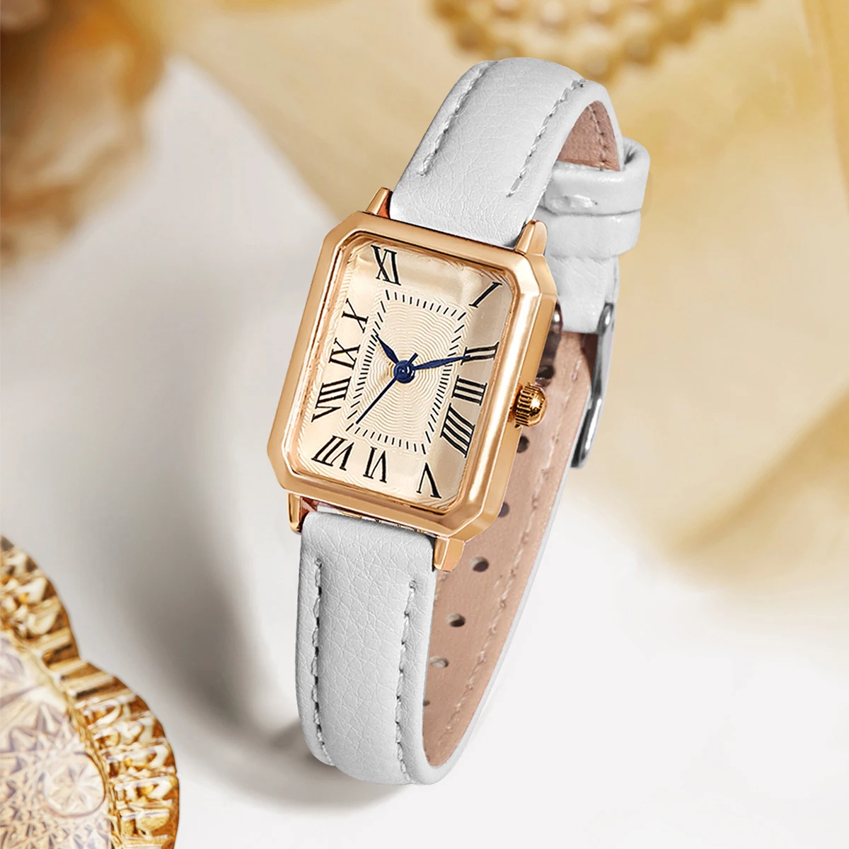 MAYZHISU легкие роскошные женские часы ретро женские кварцевые золотые наручные часы из нержавеющей стали водонепроницаемые женские часы женские часы