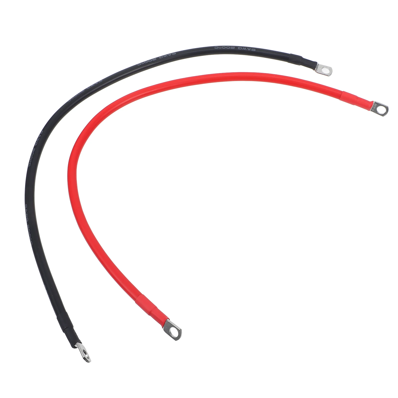 

2pcs Pure Copper Cable for Car Grounding Wire Heavy Duty Inverter Cables for RV Boat Truck Terminal