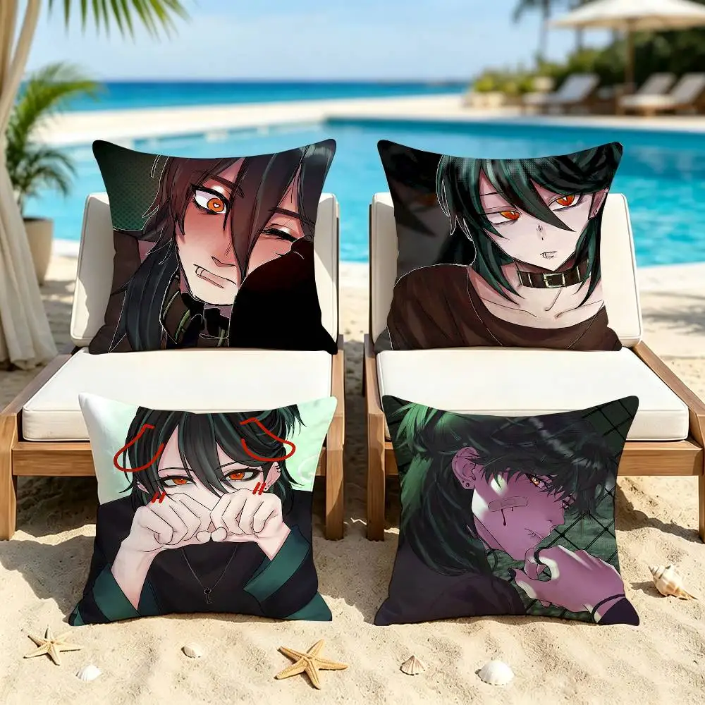 K-Kids at The B-Back S-Solivan  Square Double-Sided Printed Pillow Case Sofa Cushion Cover Bedroom Bedside Decor