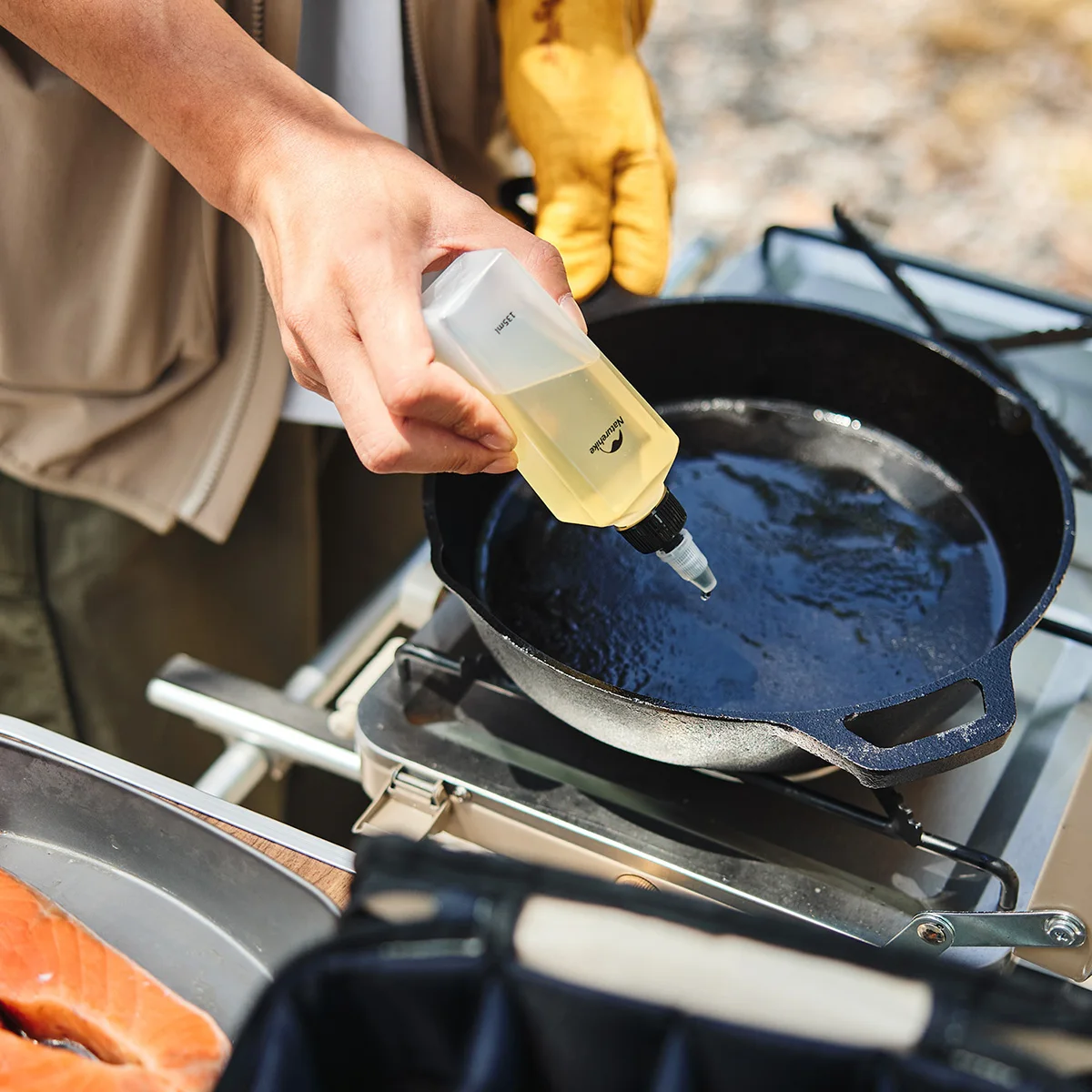 Naturehike Butelka na przyprawy 6szt 8szt Zestaw butelek na przyprawy BBQ Słoik na przyprawy Przenośny zestaw do przechowywania zastawy stołowej na