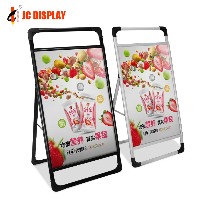 angepasst.A Frame Pflasterschild mit Griff einseitig Werbung Posterständer Kt Poster Board