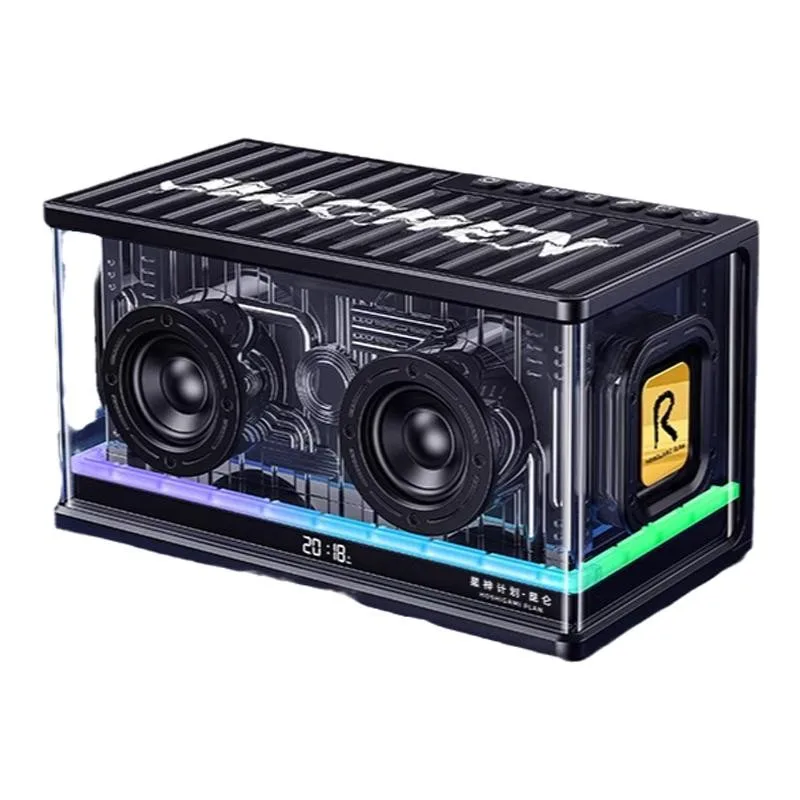 

Bluetooth audio transparent ambient light home high-quality wireless desktop computer speaker subwoofer