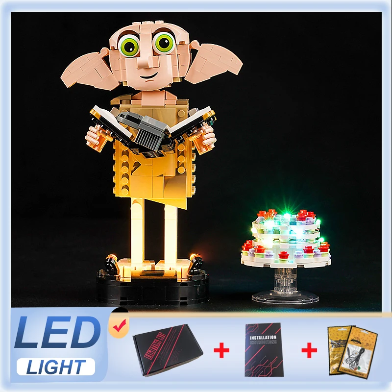 DIY LED Light Kit For LEGO 76421 Dobby the House Elf  (Only LED Light,Without Blocks Model)