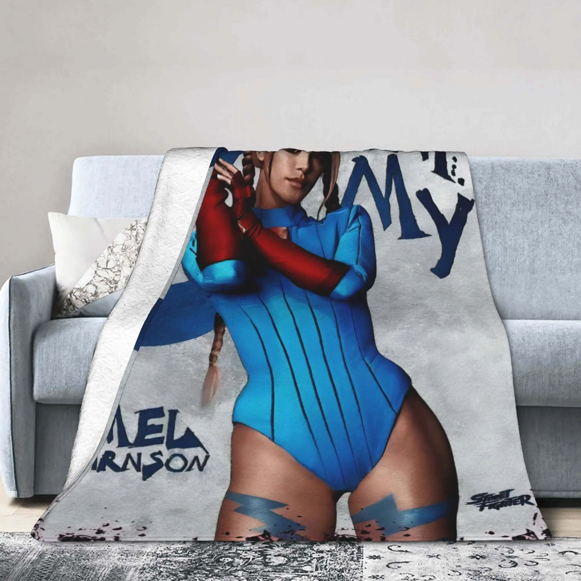 

Streets Fighters Movie 2026 Merch Blankets Ultra-Soft Flannel Throw Blanket Cozy Bedspread