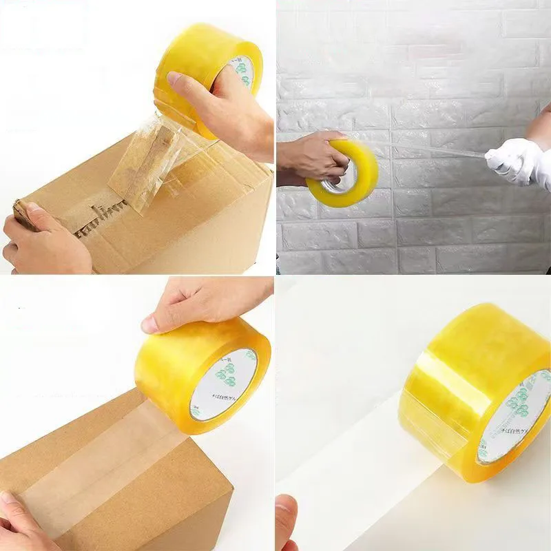4.5CM 140M High Viscosity Clear Adhesive Tape Box Carton Sealing Packing Tape  For Shipping Supplies DIY Mounting Fixing Tape
