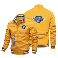 Fashionable ITALIKA motorcycle logo racing jacket, windproof sports bicycle jacket, men's clothing, hip-hop bicycle cover jacket