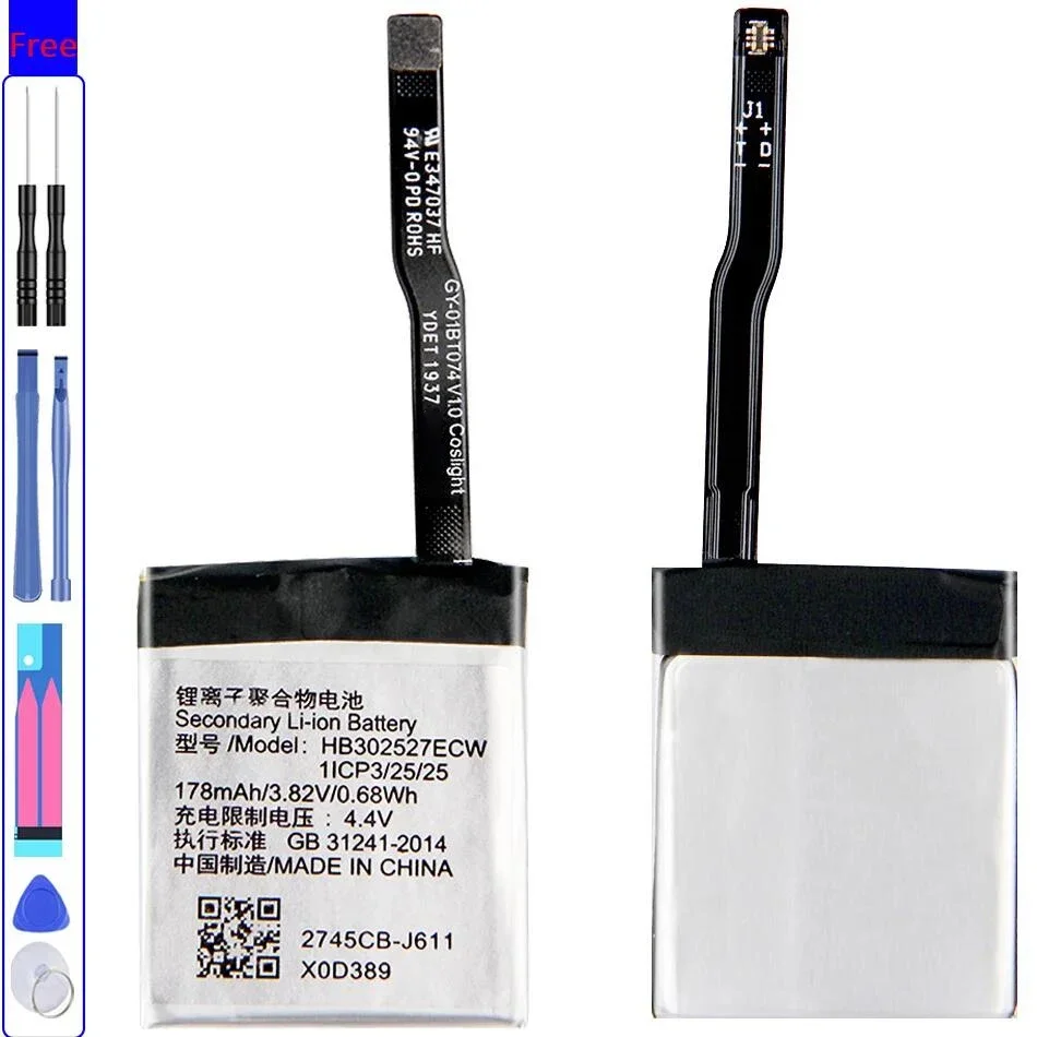 

Battery For Huawei Honor Watch Magic GT Watch HB302527ECW 178mAh