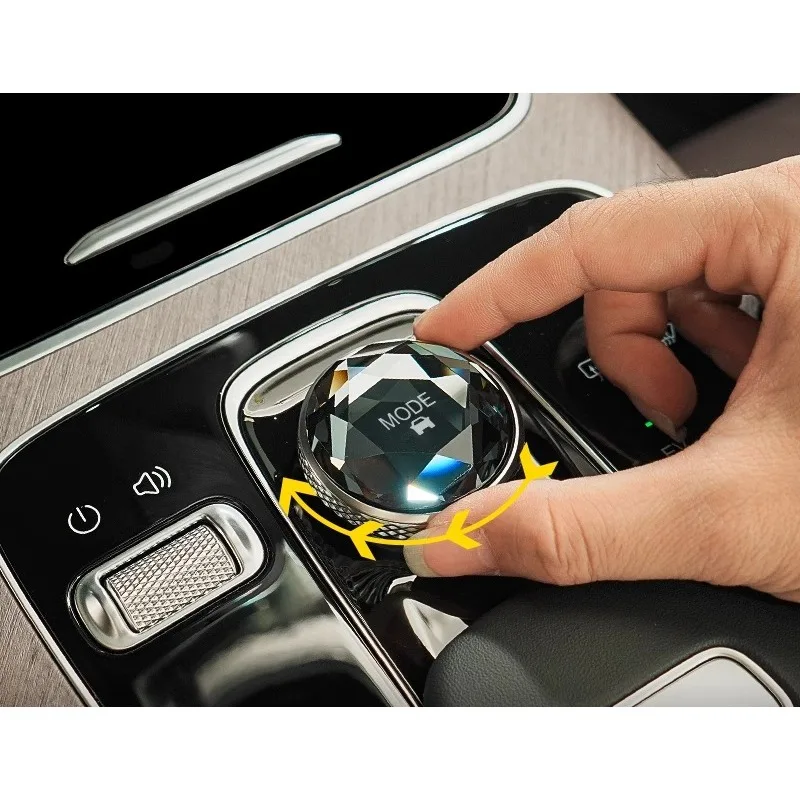 

1pc Crystal Knob Cover Change Mode Knob Covers for Chery Fulwin T10 Tiggo 9