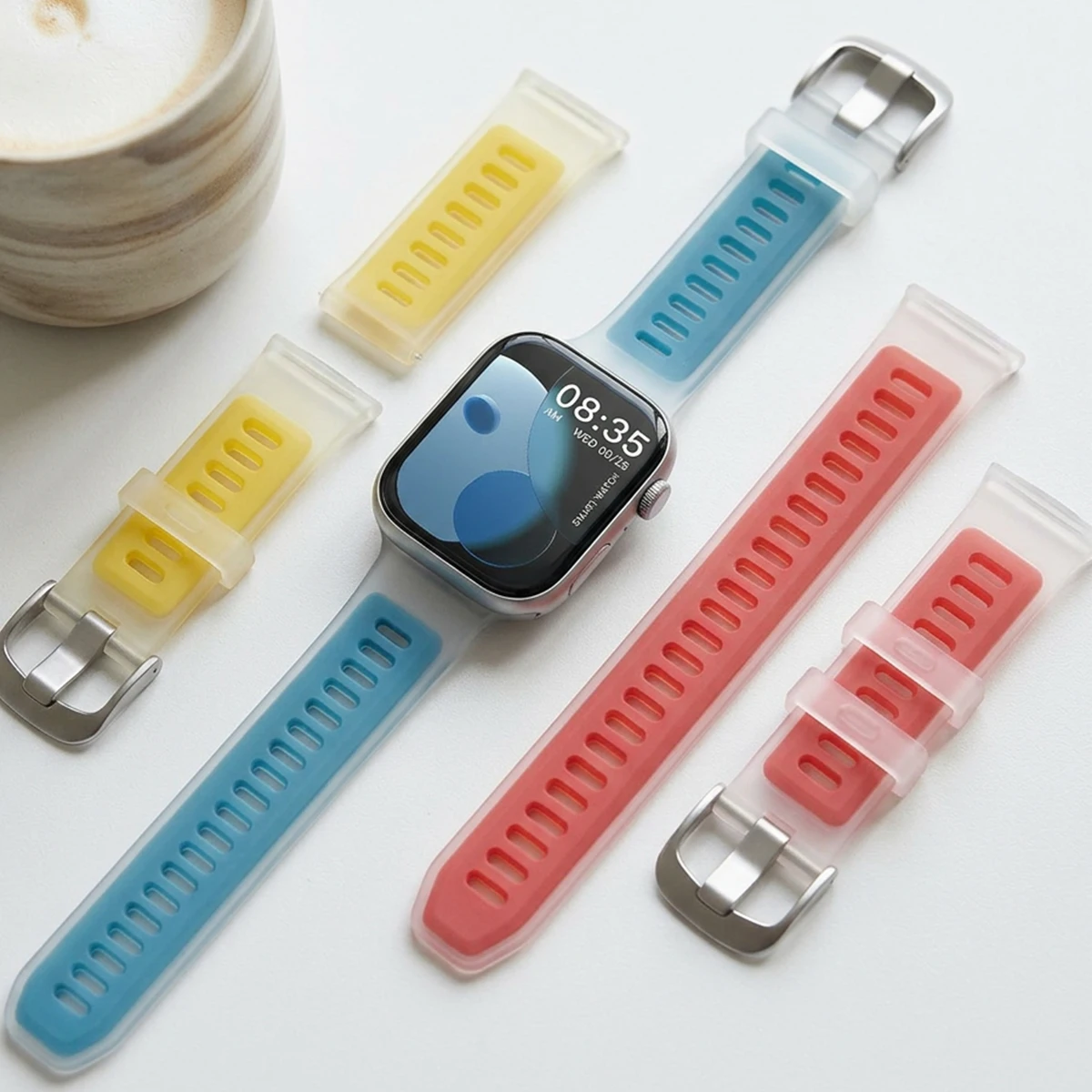 Strap for Huawei Watch Fit 5 Pro Fit 4 Pro Transparent Jelly Sports Silicone Band Bracelet for Huawei Fit3/4/4 Pro/5/5Pro Correa