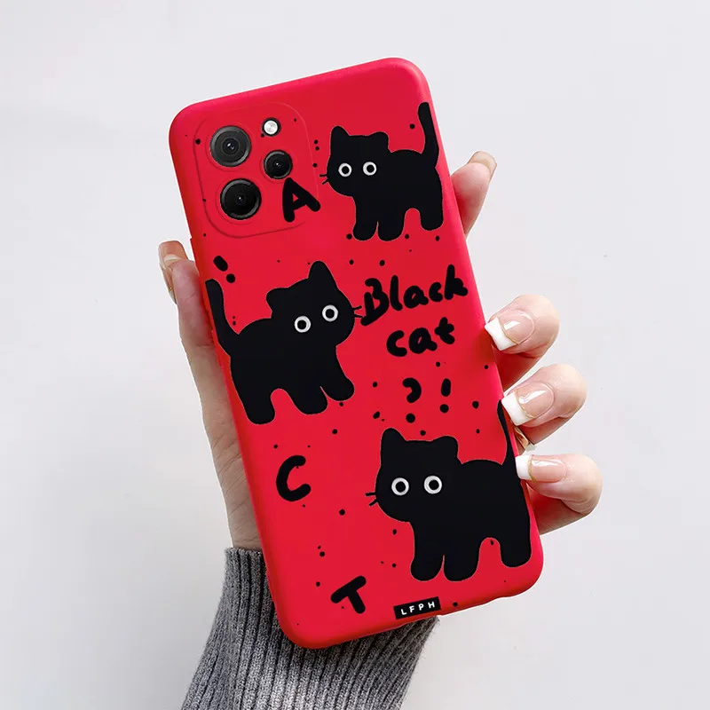 For Huawei nova Y61 Case Huawei nova Y61 Cover EVE-LX9N EVE-LX3 Phone case Cute Cat Cartoon Puppy Dog Soft Shockproof Back Cover