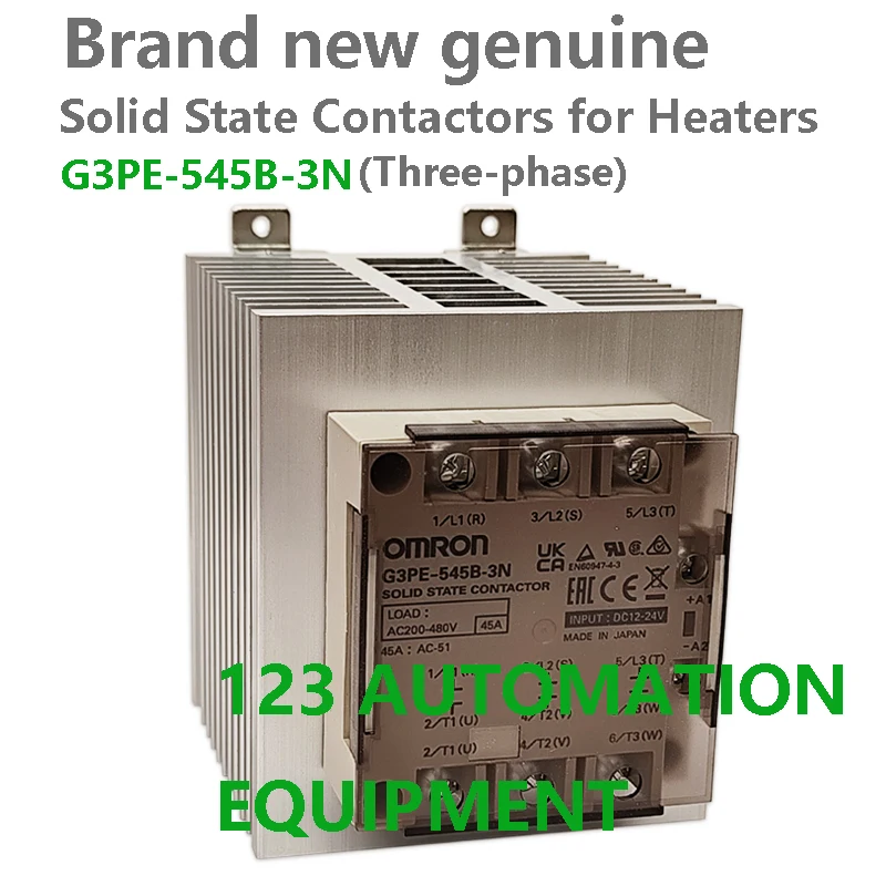 

Аутентичные новые твердотельные контакторы Omron G3PE-545B-3N для обогревателей, трехфазное реле постоянного тока 12-24 В