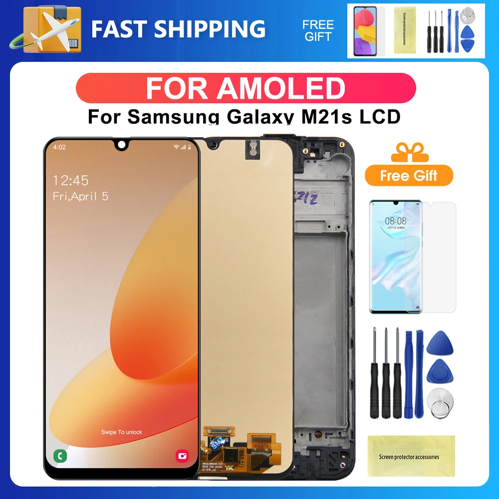 

M21S For Samsung 6.4''For AMOLED F415 F415F F415F/DS LCD Display Touch Screen Digitizer Assembly Replacement