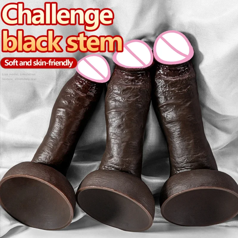 3sizes Black Big Dick Realistic Dildo Huge Penis Adults Anal Sex Toys For Women Men Suction Cup Vagina Orgasm G-spot Stimulator