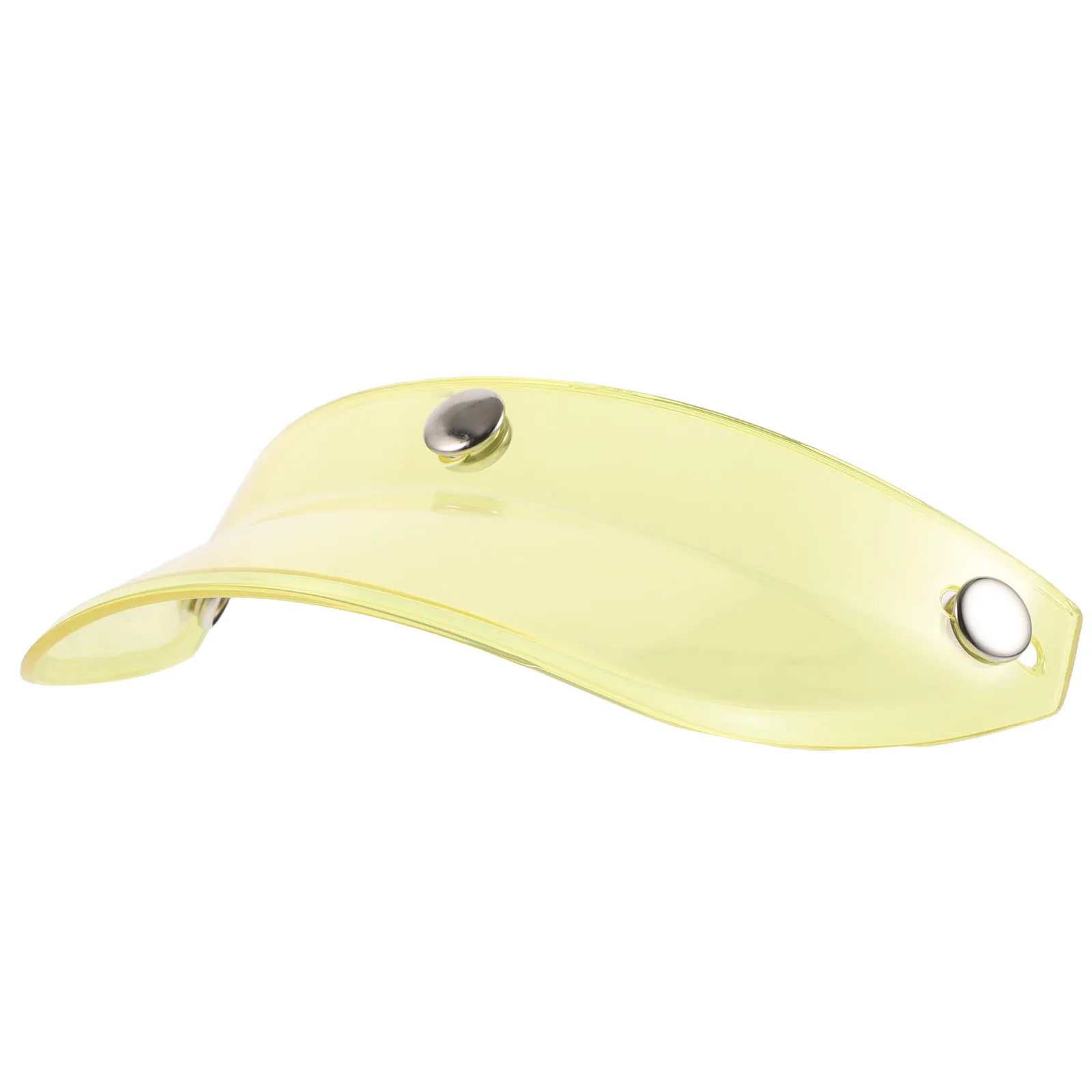 

Retro Motorcycle Visor 3-Snap Secure Attachment Sun Shield Replacement Lightweight Motorbike Half Visor Outdoor