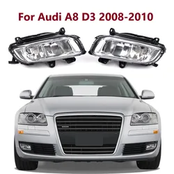 Left Right Car Fog Light Front Bumper Fog Lamp Assembly With Bulb For Audi A8 Quattro A8 D3 2008 2009 2010 4E0941699B 4E0941700B