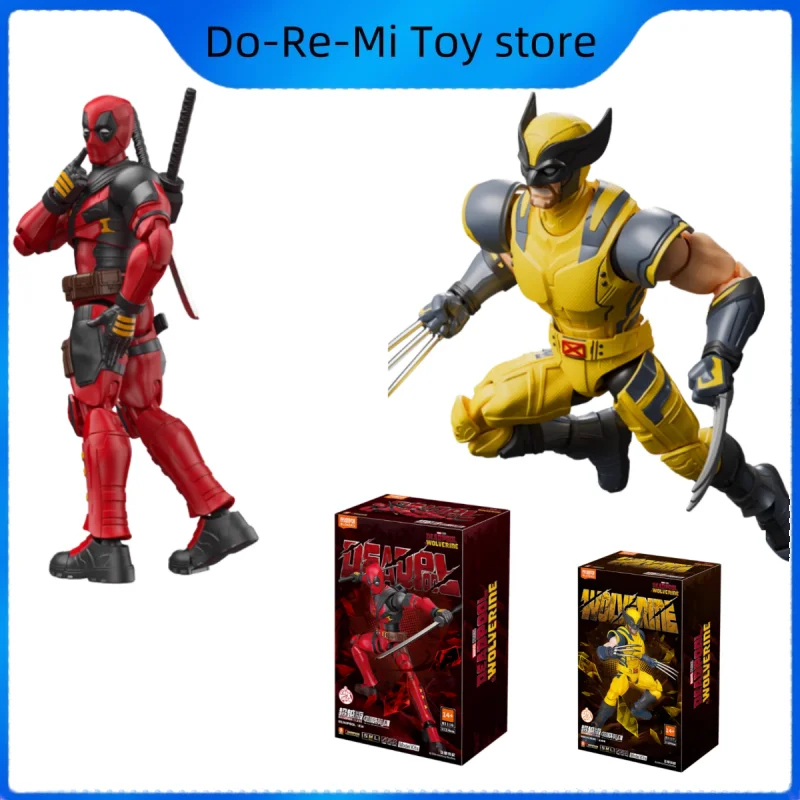 

Новый оригинальный Blokees Marvel Hero Deadpool фигурка Beyond версия аниме фигурка Росомаха сборная модель коллекционные игрушки