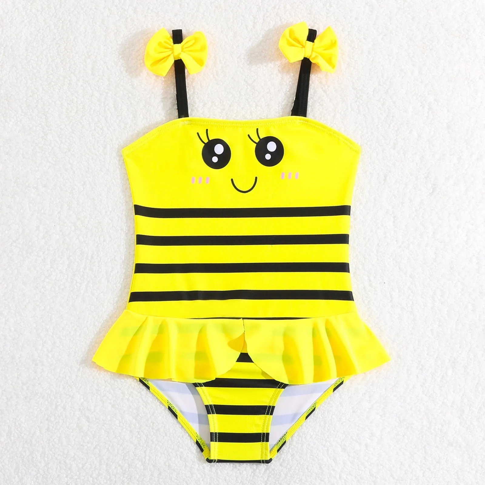 

Little Girls Swimsuit 12 Short Sleeved Swimsuit Comfortable Breathable Swimming Pool Swimsuit Fashionable Cute Girls Swimsuit 7
