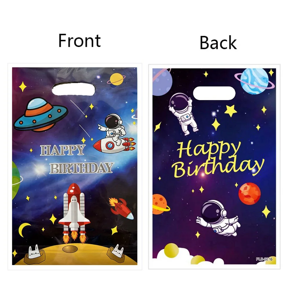 Astronaut Gift Bags Spaceman Candy Handbags For KIds Boy Outer Space Theme Birthday Party Decorations Baby Shower Favors