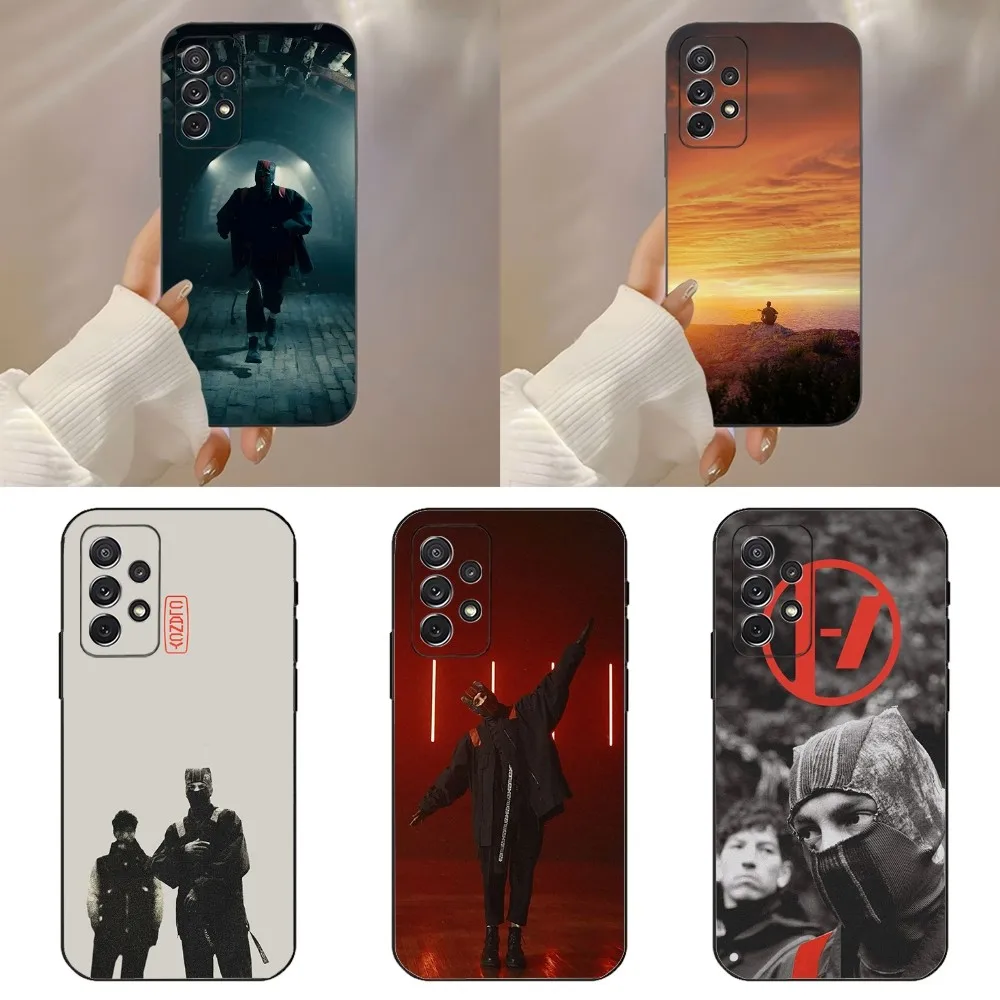 T-Twenty One P-Pilots-s Phone Case For Samsung Galaxy A91,A80,A73,A72 ,A71,A53A52,A32 ,A31A22,A21s,A20,Black Cover