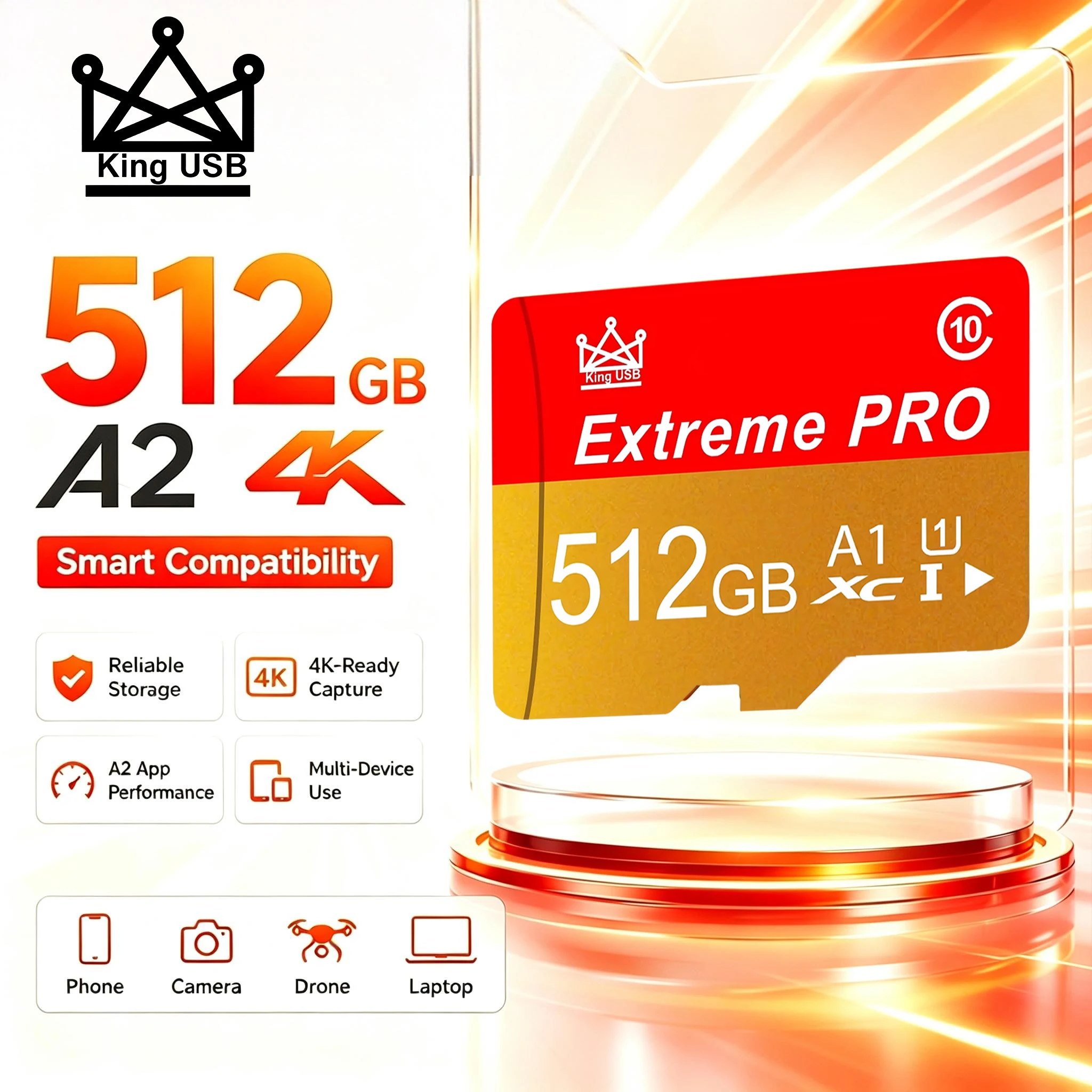 Pro Memory Card TF Cards SD Cards 32G/64G/512GB Reliable High Performance C10 Class 10 V30 For GPS CCTV Gaming Console