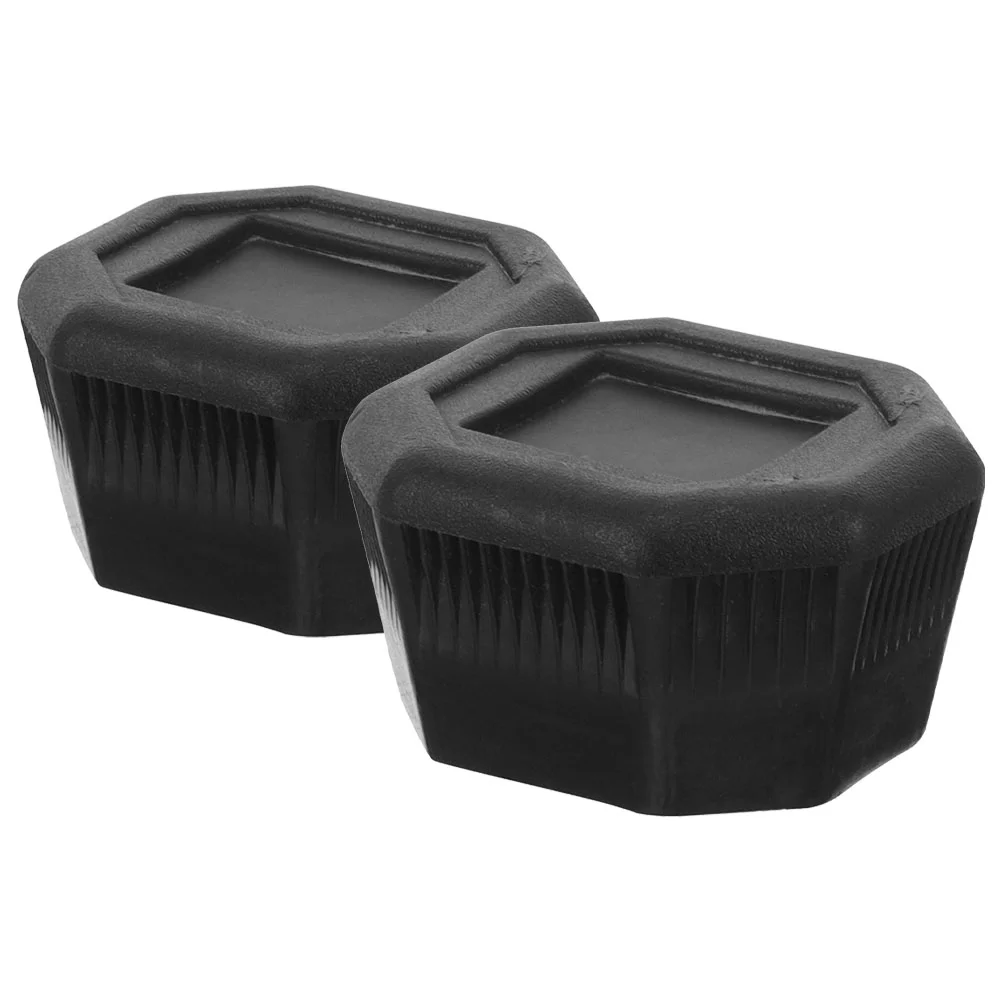 2Pcs Mango de raqueta de tenis Comfortable Agarre Control Fácil reemplazo Tamaño universal Negro