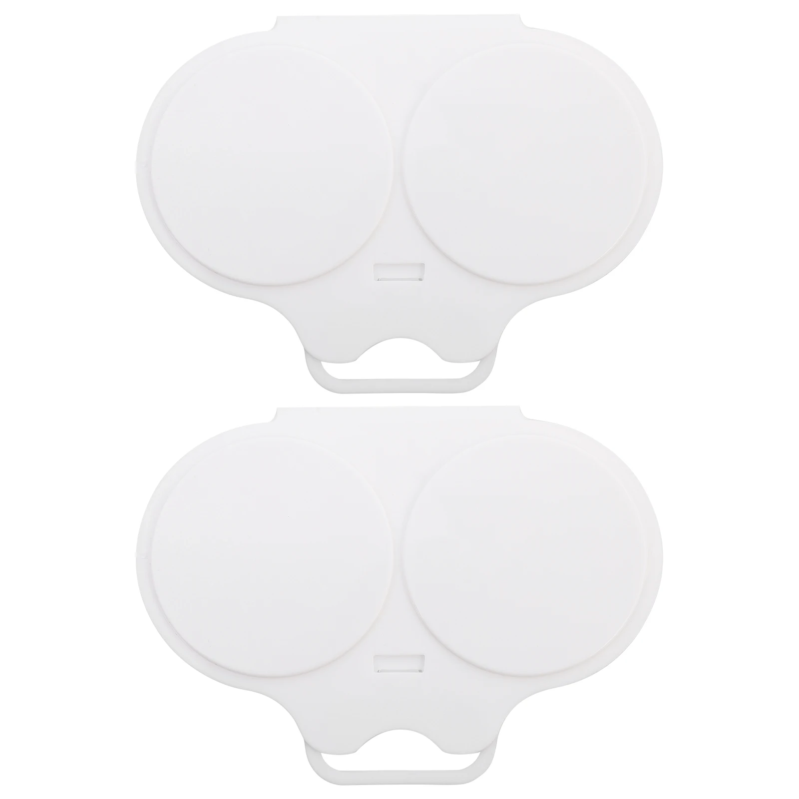

2pcs Microwave Egg Steamer Cooker Shaping Mold Plastic Ceramics Poacher Easy Open Close Buckle Nutritious Breakfast Tool