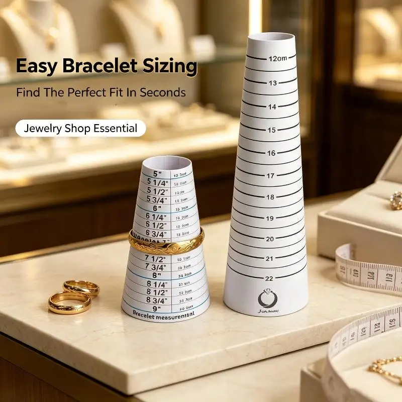 Bracelet Bangle Sizing Cone Measuring Tool Sizer Gauge Jewelry Making Measurement Cone