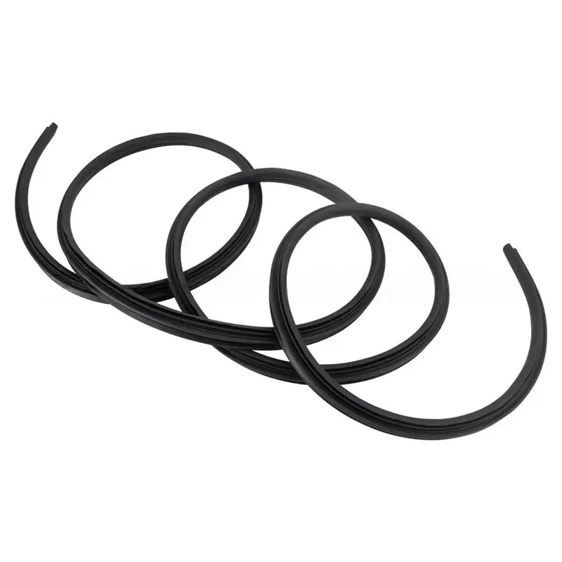 NEW-2Pcs L/R Front Door Weatherstrip Seal Rubber For Ford F-150 F-250 1997- 2004 2L3Z-1820708-AA 2L3Z1820708AA F65Z1820708AA
