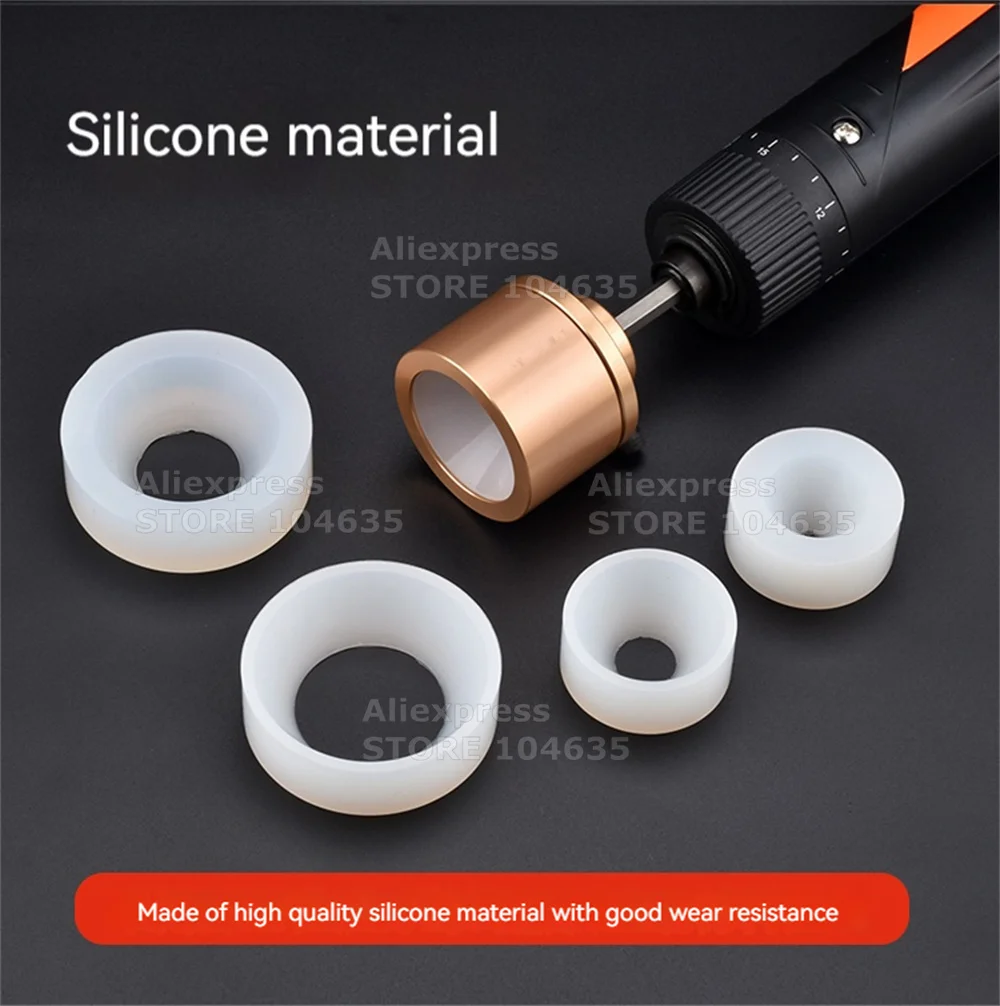 

Cap screwing chuck bottle cap adoptor of capping machine silicone capping chuck 10-50mm anti-wear