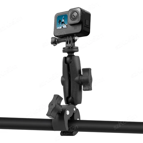 Imagen 2 del producto Soporte para cámara de bicicleta y motocicleta, soporte para manillar de bicicleta para GoPro 13 12 11 10 9 8 DJI Action 6 5 Pro NANO Insta360 X5 X4