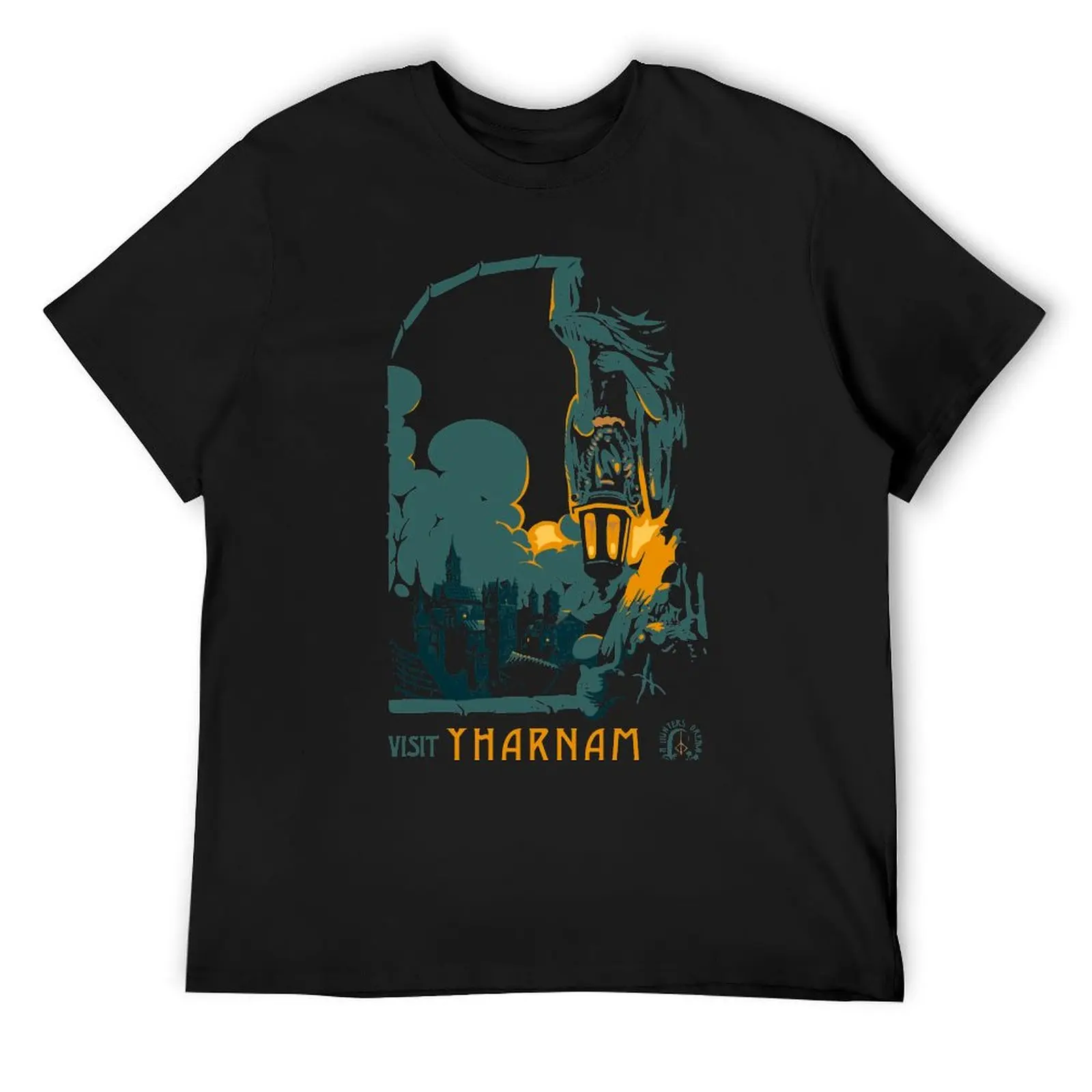 

visit yharnam T-Shirt summer 2025 sports fans Luxury man Men's clothing