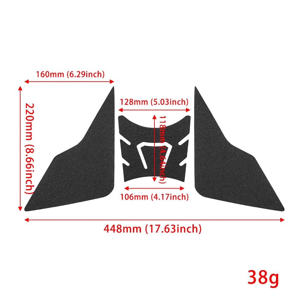 Motorcycle Fuel Tank Stickers Knee Grip Pad Decals Protector Waterproof Set For Yamaha MT-09 mt09 Tracer 900GT 900 GT 2015-2020 - view 2