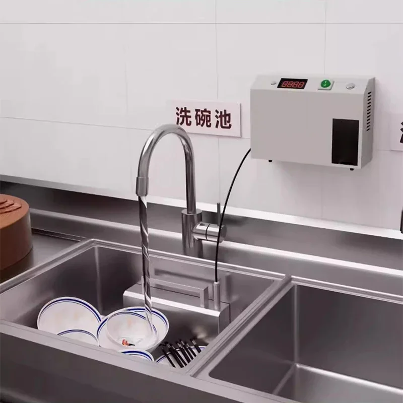 

Automatic Ultrasonic Dishwasher for Commercial Canteens Restaurants Small Ultrasonic Restaurant Sinks External Installation-free