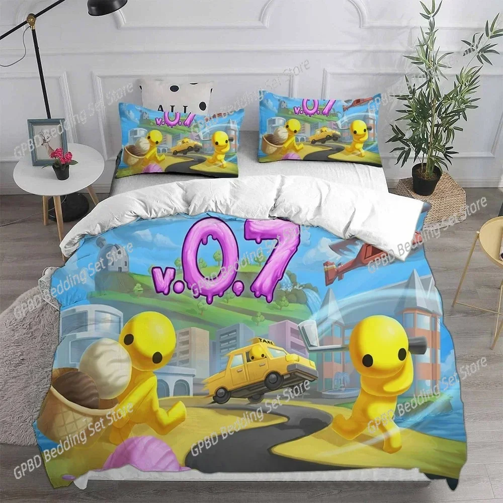 3D Print  Wobbly & Life Bedding Set Single Twin Double Queen King Cal King Size Bed Linen Set