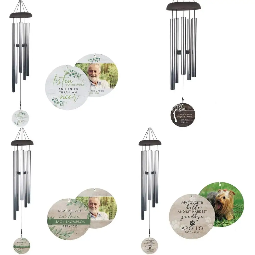 

30-дюймовый индивидуальный мемориальный колокольчик - персонализированный подарок сочувствия для потери любви