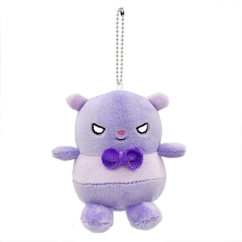 Cute Demon Baku Plush Keychain Key Chain Cartoon Kawaii Anime Bag Keychains Kids Toys for Girls Children Small Gift