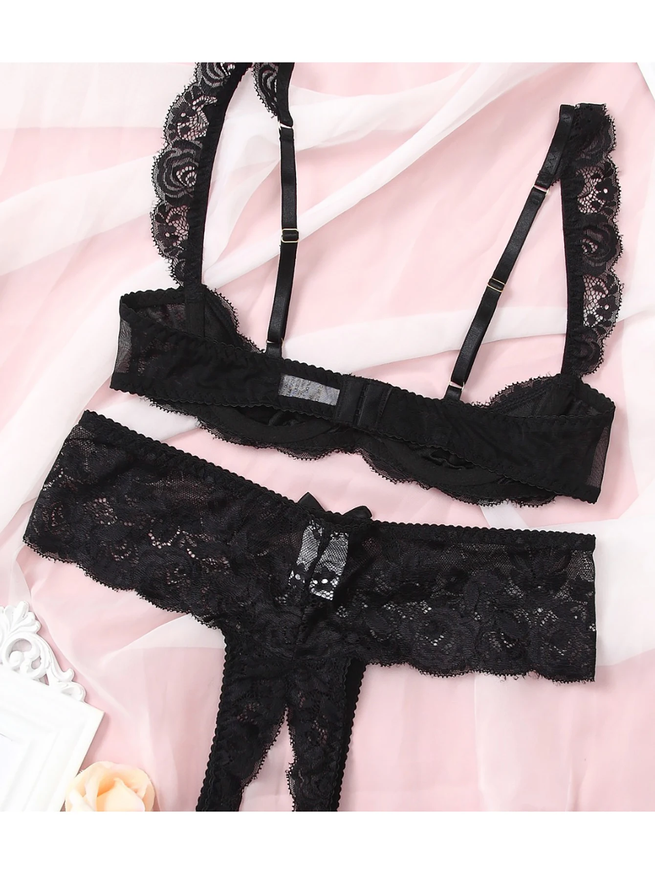 

Woman Lingerie Set Lace Sexy Underwear Brief Sets Women Bra Sets Push Up Underwear Set