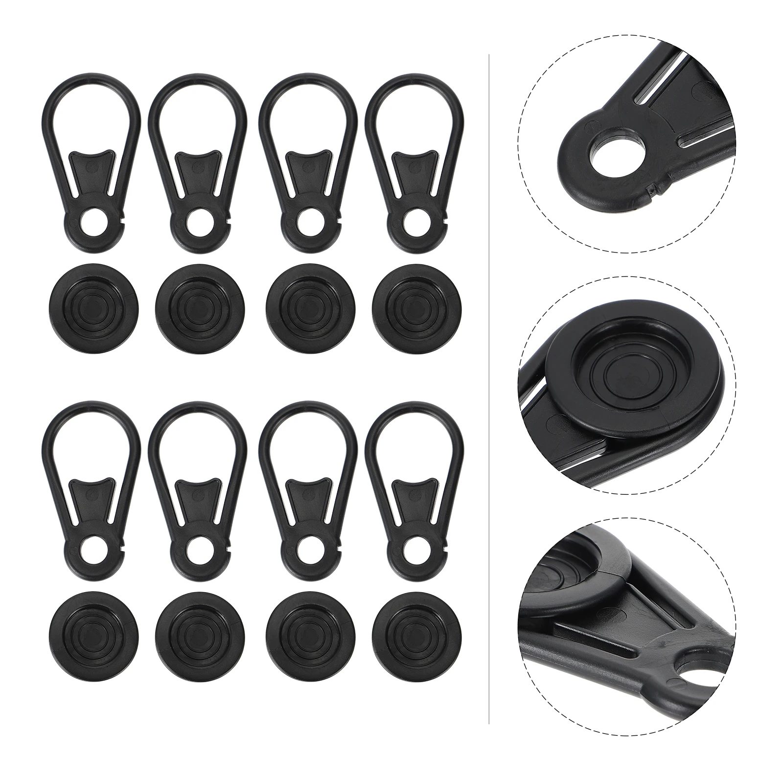 

20Pcs Tent Awning Clip Durable Tarp Clamp No Hole Tarpaulin Fixing Clip Outdoor Camping Tarp Grabbers Tent Trap Clamp