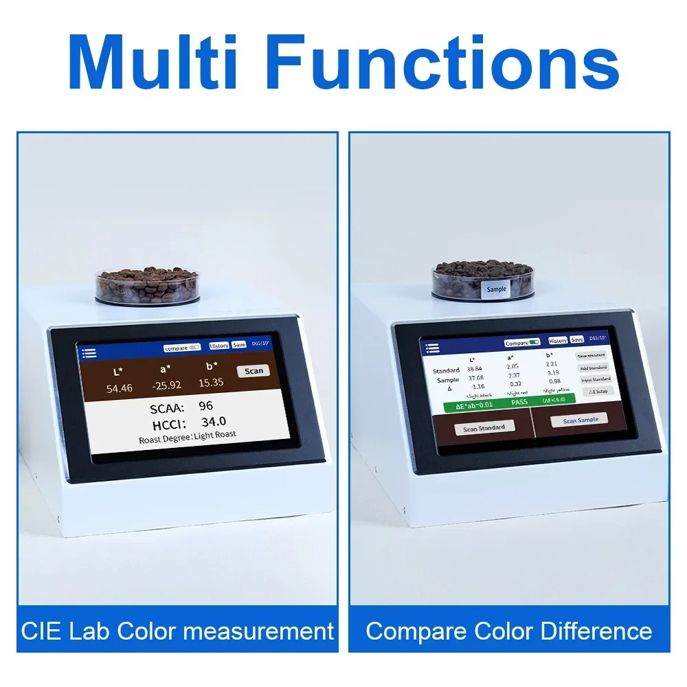 

2026NEW LS177C D/8 Professional Coffee Spectrophotometer HCCI SCAA Agtron Roast Degree Coffee Bean Colorimeter