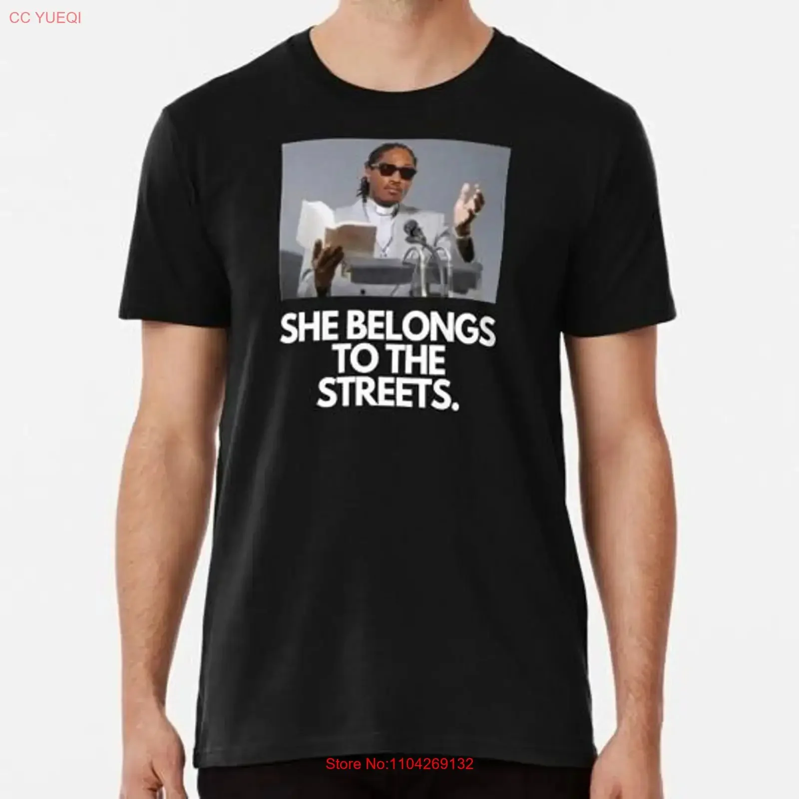 She Belongs To the Streets S 5XL Made in USA T Shirt vintage Washed Casual Comfortable designer clothes Top For Everyday Wear