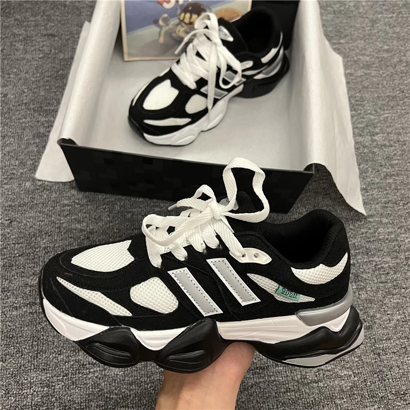 Women Sneakers 2023 Plus Size 41 42 Brand Design Women\'s Vulcanized Shoes Pink Girls Sports Shoes Fashion Chunky Sneakers Female