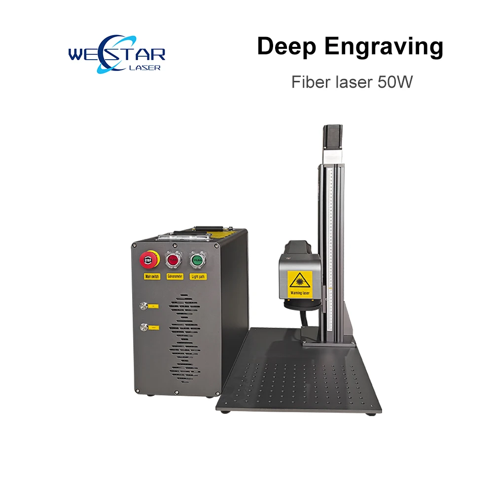 Deep Engraving Machine Fiber Laser 1064nm for Metal Commemorative Coin Engraving