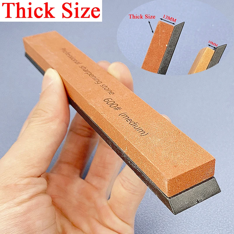 60-3000# Thickened Whetstone Sharpener Kitchen Sharpening System Quick Professional Household Knife Sharpening Stone Apex Tools