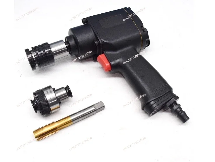 Mini Handheld Pneumatic Tapping Gun with Quick Tap Chuck & Button Switch, Manual Thread Tapper