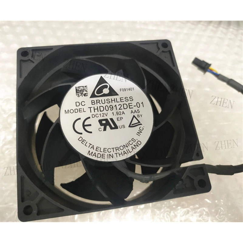 S New for Delta THD0912DE-01 12V 1.92A Cooling Fan#QW