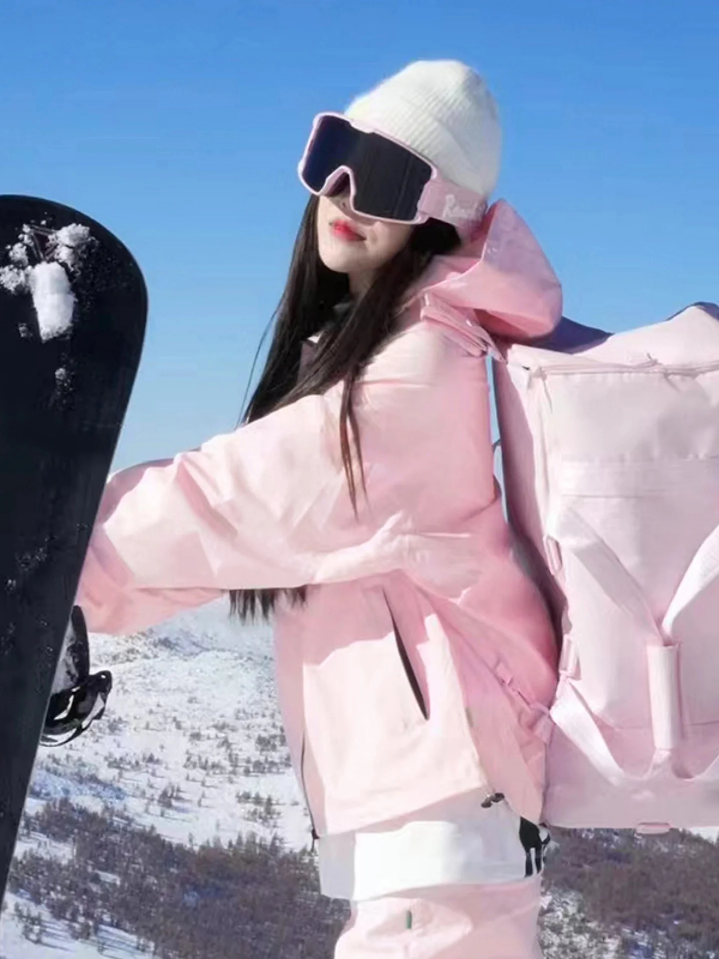 

Утепленная зимняя куртка для сноуборда, мужская, для активного отдыха, морозостойкая, хлопковая, модный американский бренд, повседневная, с длинными рукавами, Z...